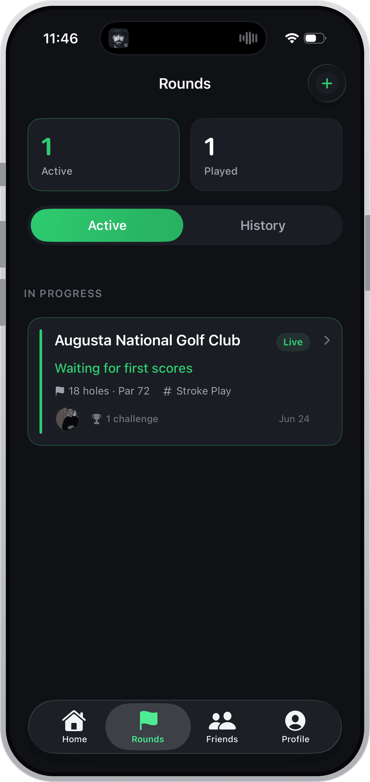 Active and past rounds